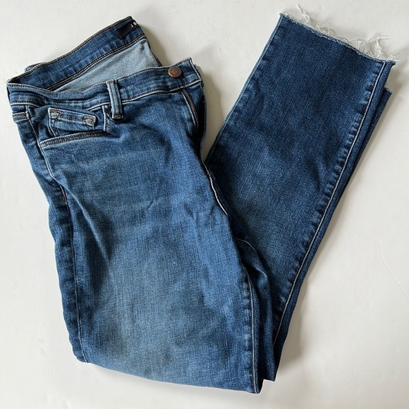 J Brand Maude Jeans Size 30 | Frayed Hem Blue Denim - Picture 1 of 8